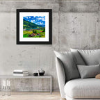 Lungern Village Panorama Wall Art