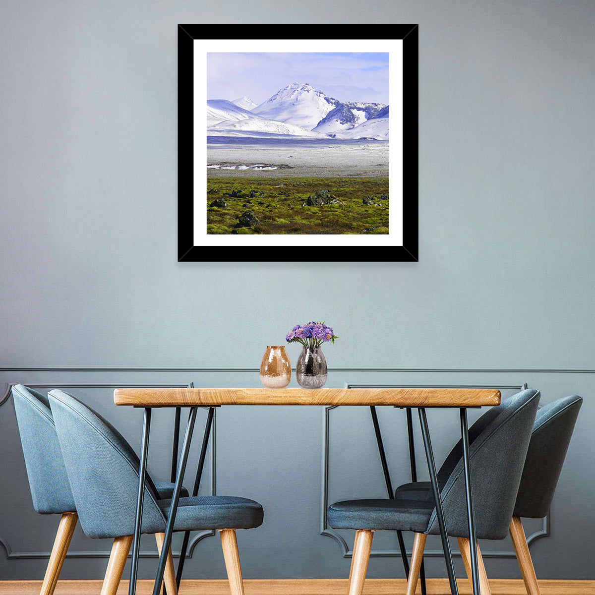 Icelandic Winter Landscape Wall Art