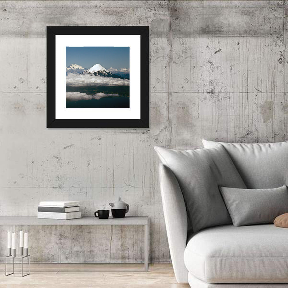 Osorno Volcano, Puerto Varas Wall Art in a room, square