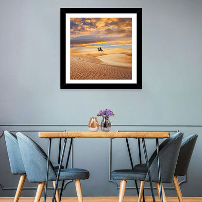 Sahara Desert Rider Wall Art