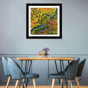 Autumn Forest River Wall Art