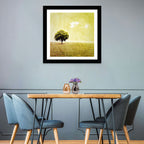 Grunge Tree in Meadow Wall Art