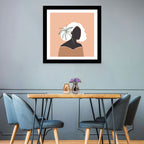 Modern Woman Silhouette Wall Art