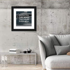 Fear Kills More Dreams Typography Wall Art