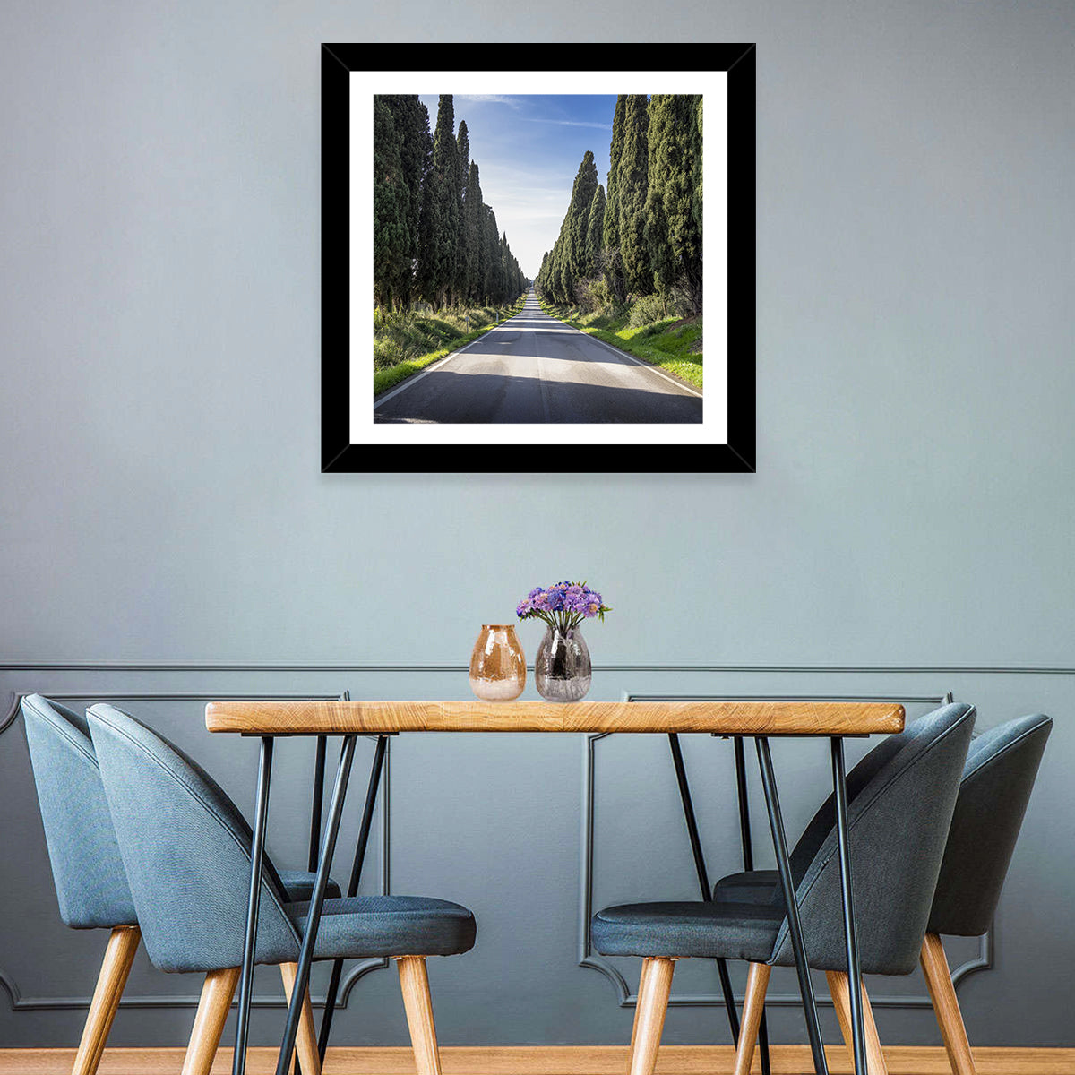 Cypress Trees Avenue Wall Art