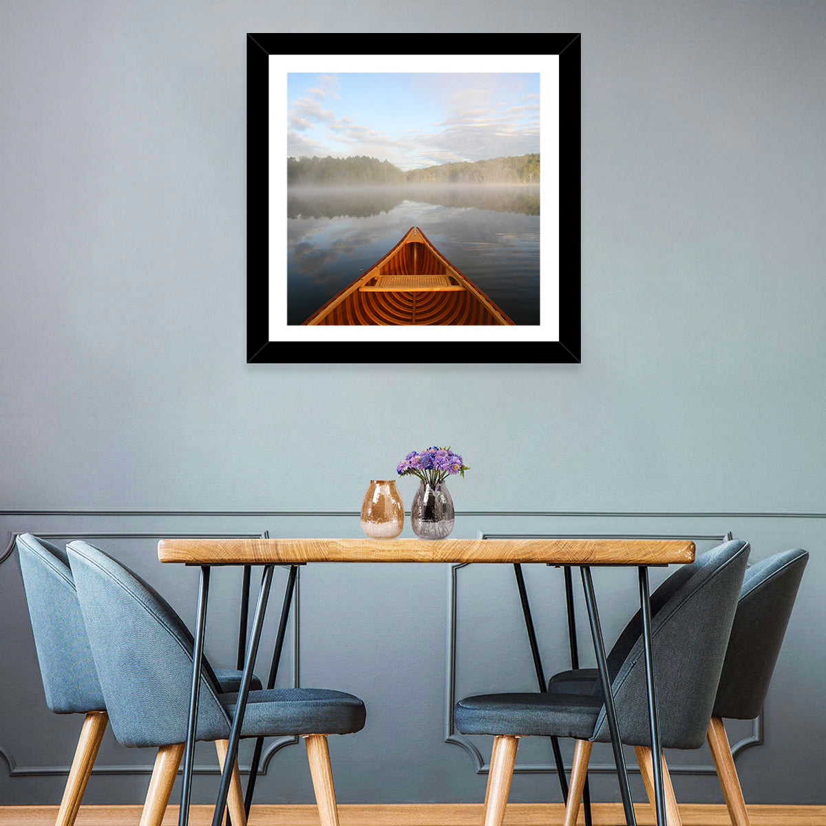 Canoe in Lake Ontario Wall Art