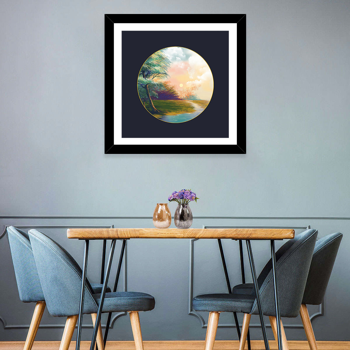 Spring Forest at Sunset Wall Art