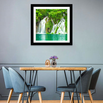 Plitvice Waterfall Wall Art