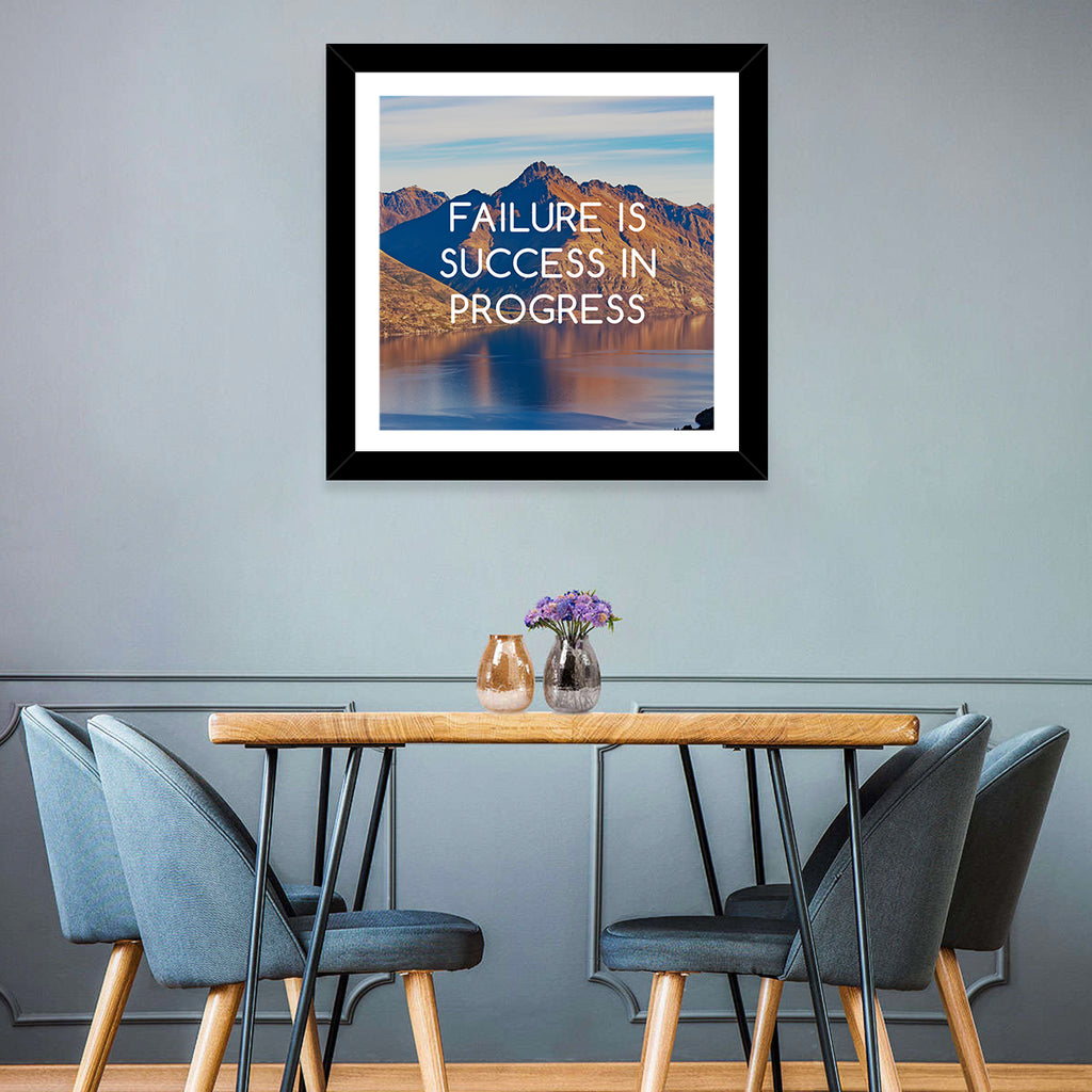 Failure Is Success in Progress Wall Art