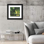 Girl with Umbrella in Mysterious Forest Wall Art