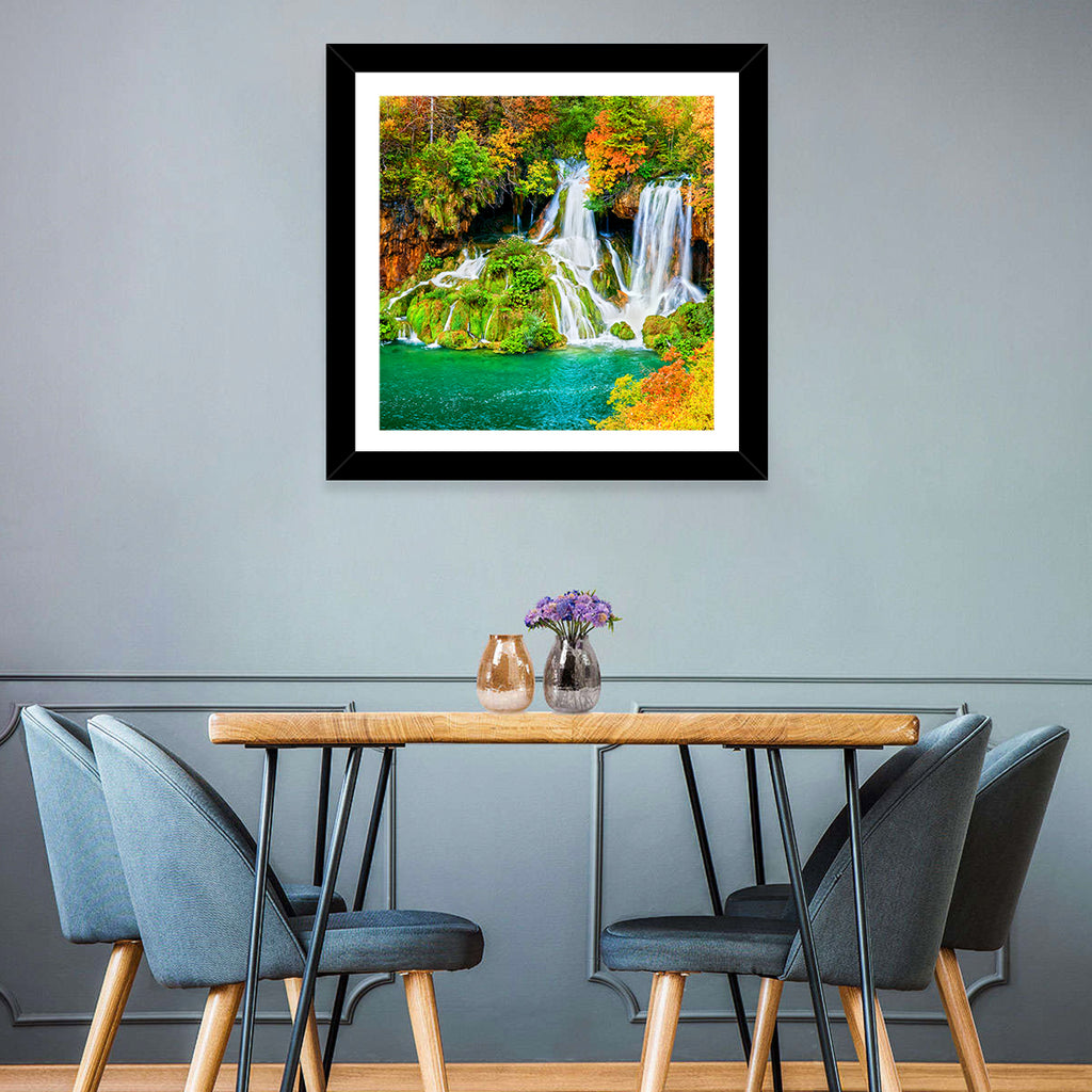 Plitvička Jezera Autumn Falls Wall Art