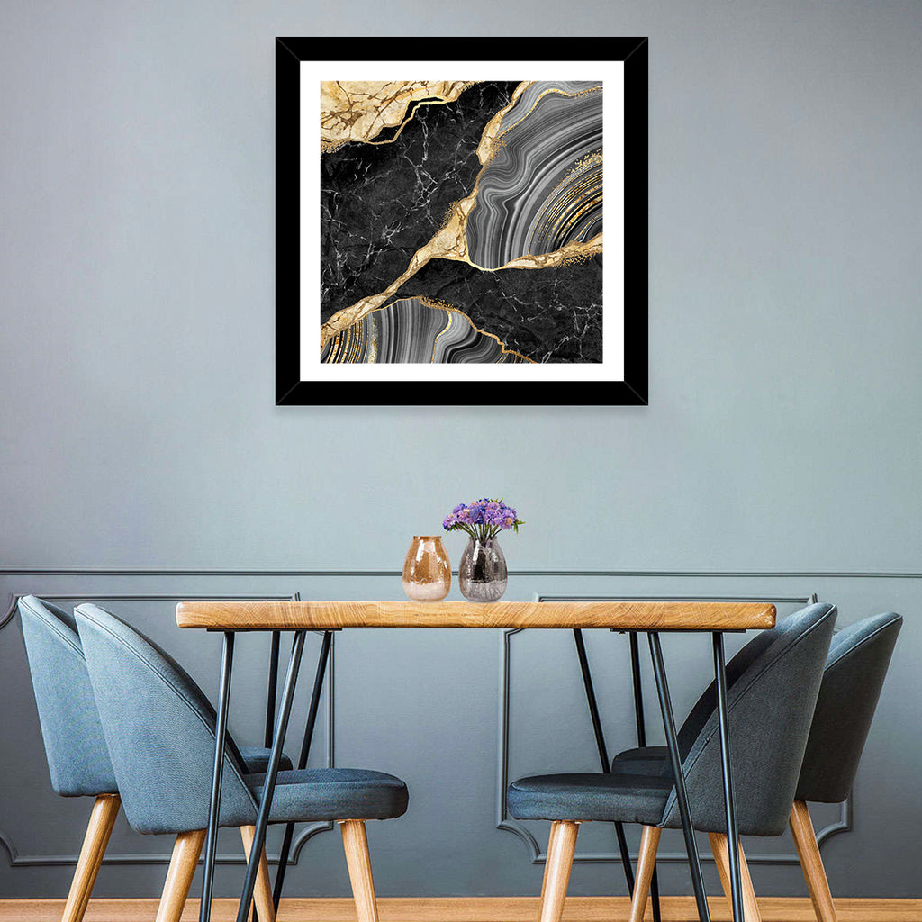 Gold River Abstract Wall Art