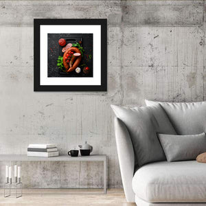Sausage Ring Herbs & Spices Wall Art