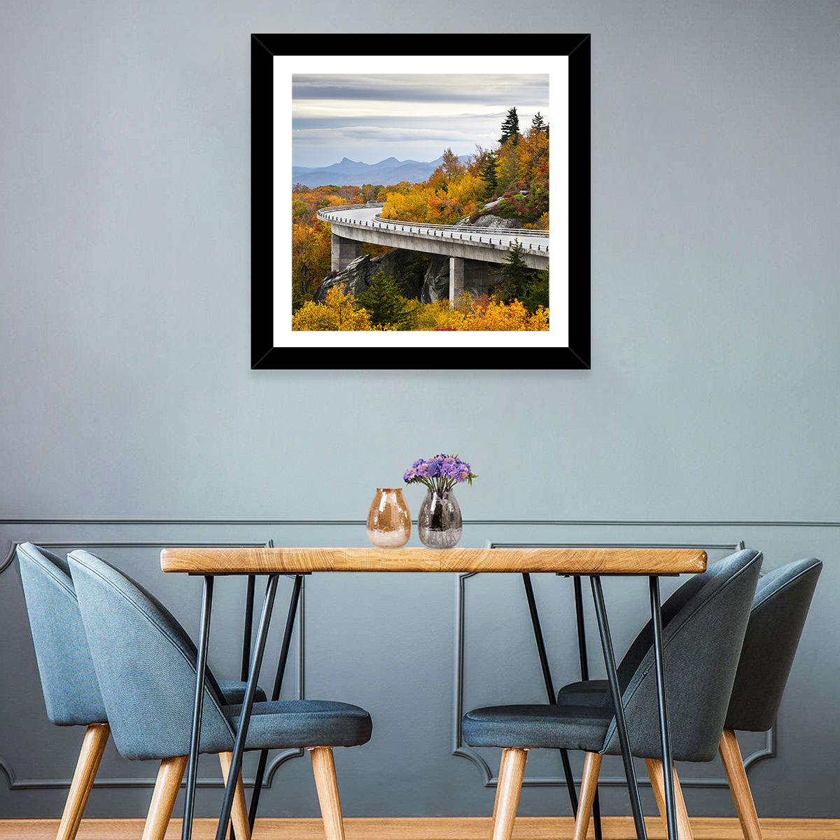 Linn Cove Viaduct at Grandfather Mountain Wall Art