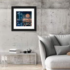 Bangkok Moonlit Skyline Wall Art