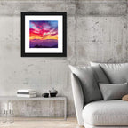 Golden Dusk Cloud Mountains Wall Art