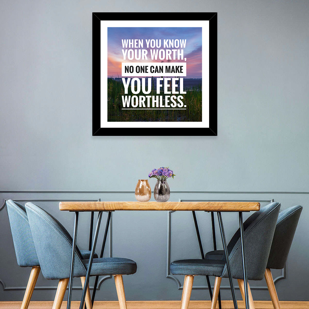 When You Know Your Worth Wall Art