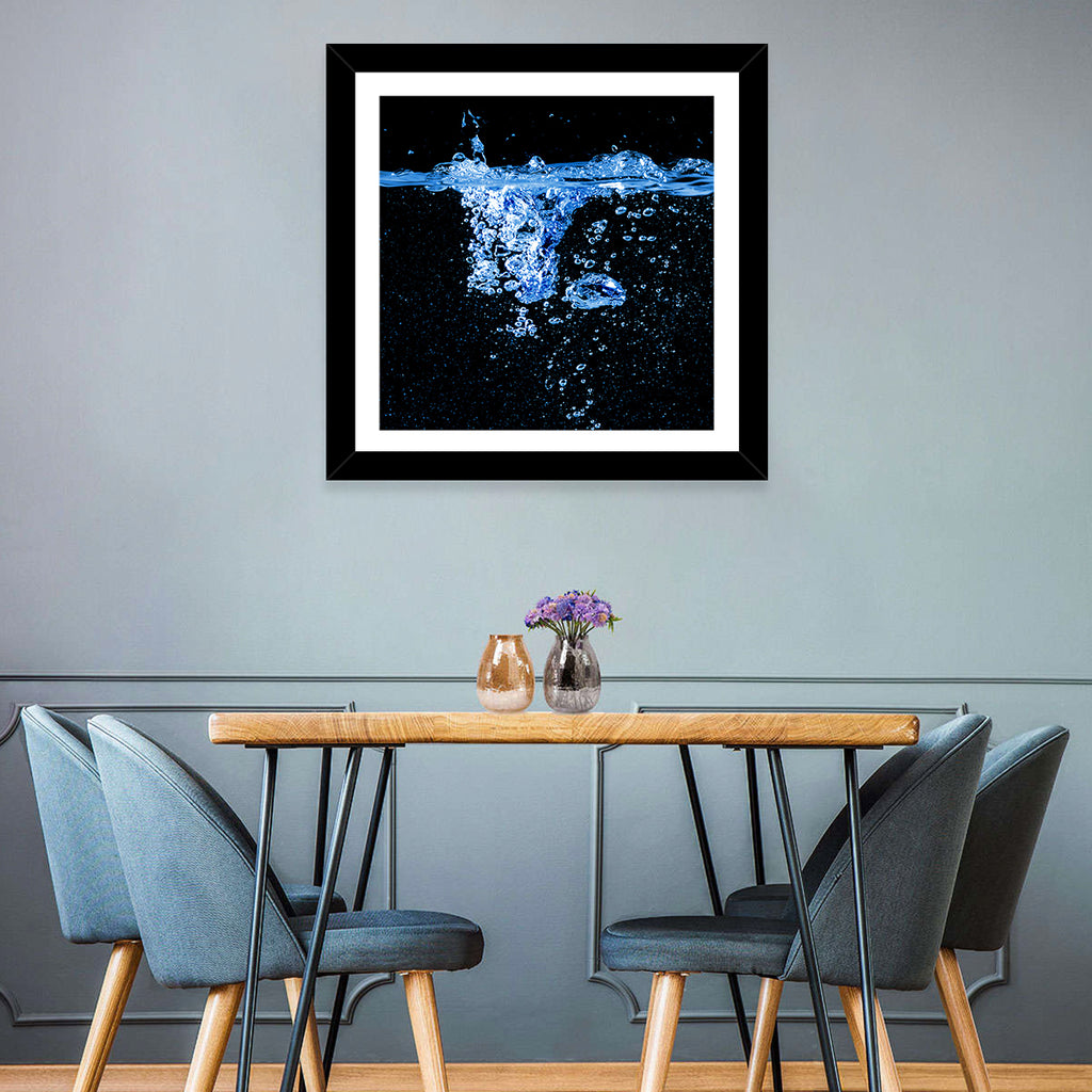 Underwater Bubble Motion Wall Art