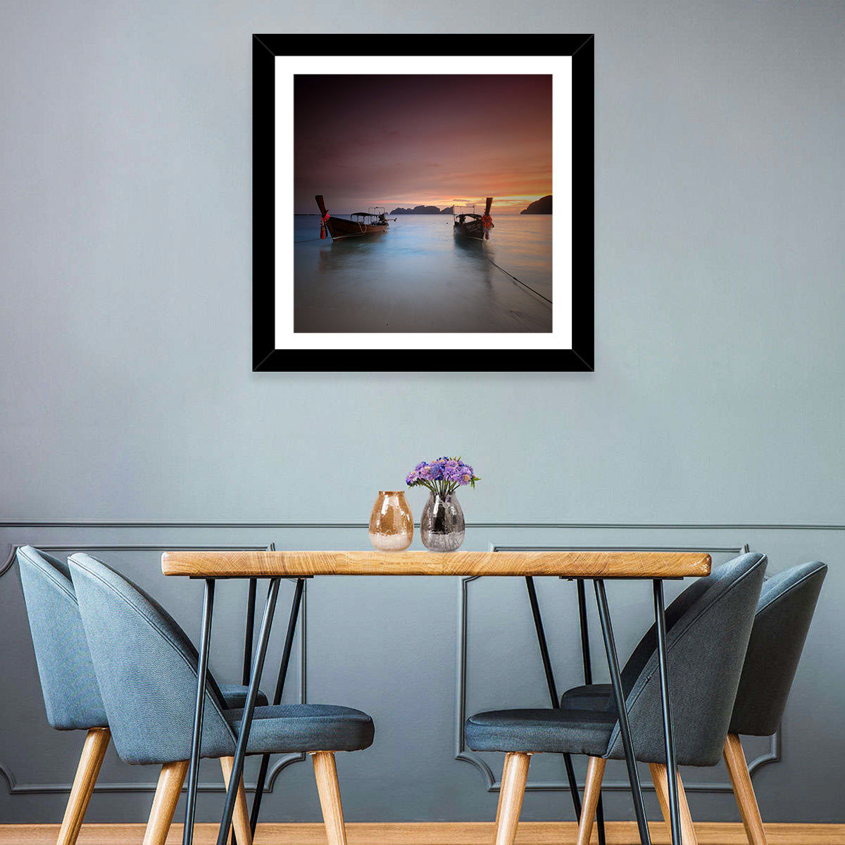 Phi Phi Island Boats Wall Art