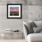 Mobile Bay Causeway at Dusk Wall Art