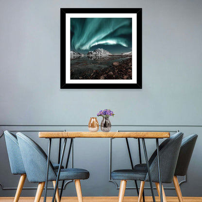 Lofoten Northern Lights Wall Art