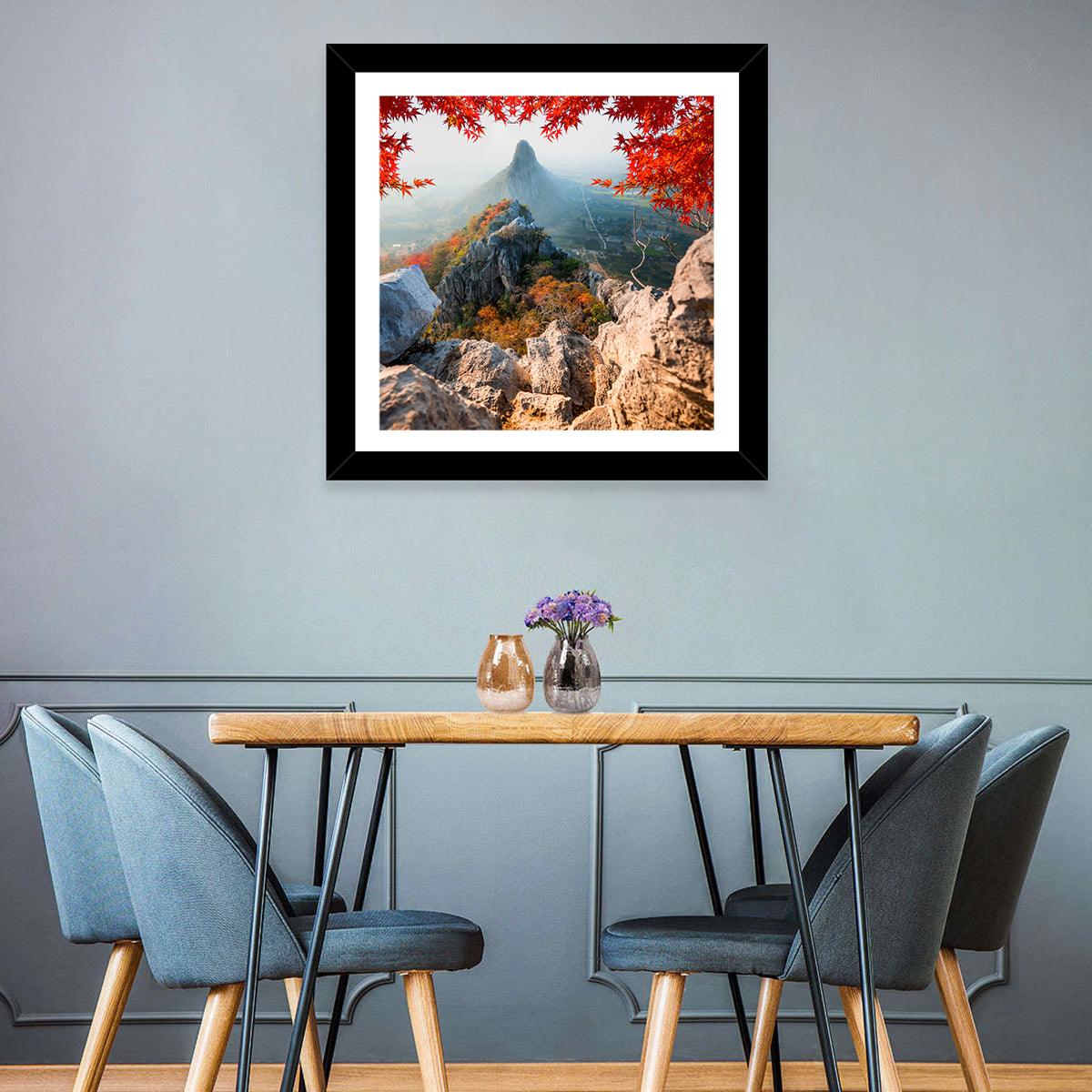 Khao No Nakhon Sawan Mountains Wall Art