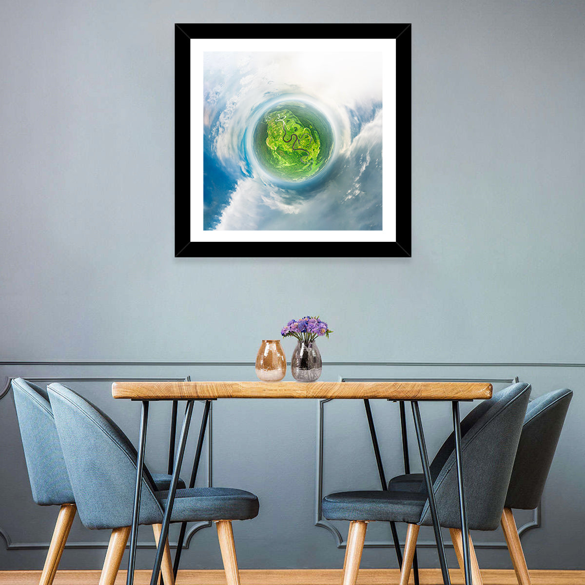 Earth Forest From Space Wall Art