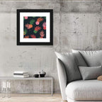 Palm Leaves with Scribbled Circles Wall Art