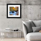 Autumn Stream at Zion Canyon Wall Art