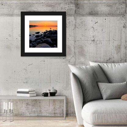 Lake Sunset Wall Art