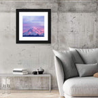 Mount Rainier Alpenglow with Lenticular Cloud Wall Art