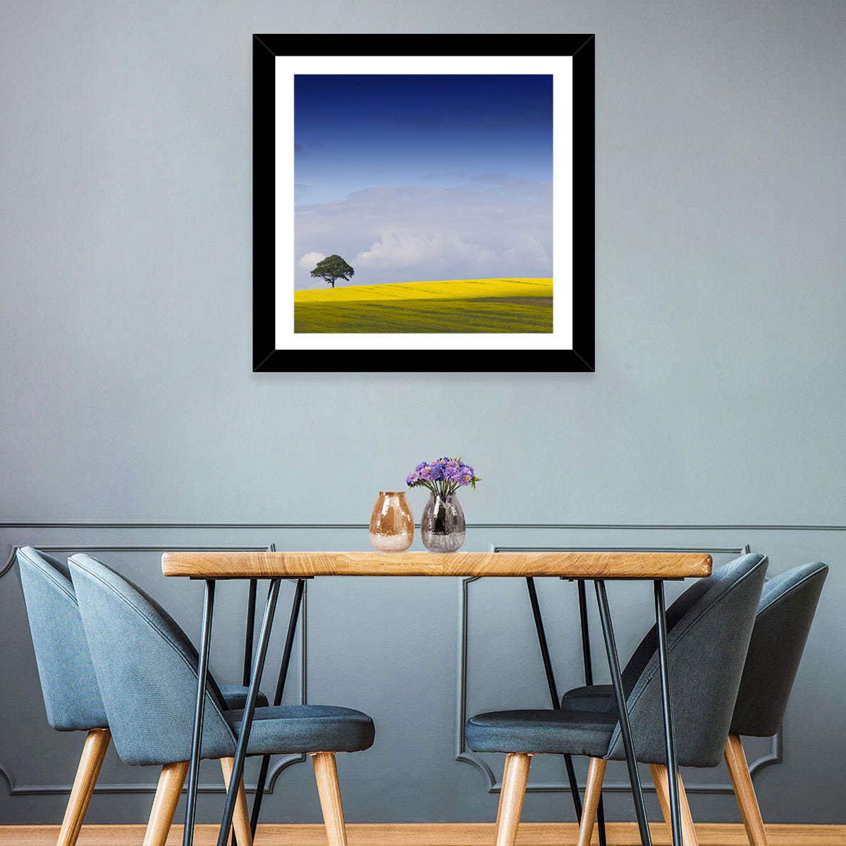 Mountain Rapeseed Field Wall Art