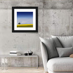 Solitary Tree Over Rapeseed Field Wall Art