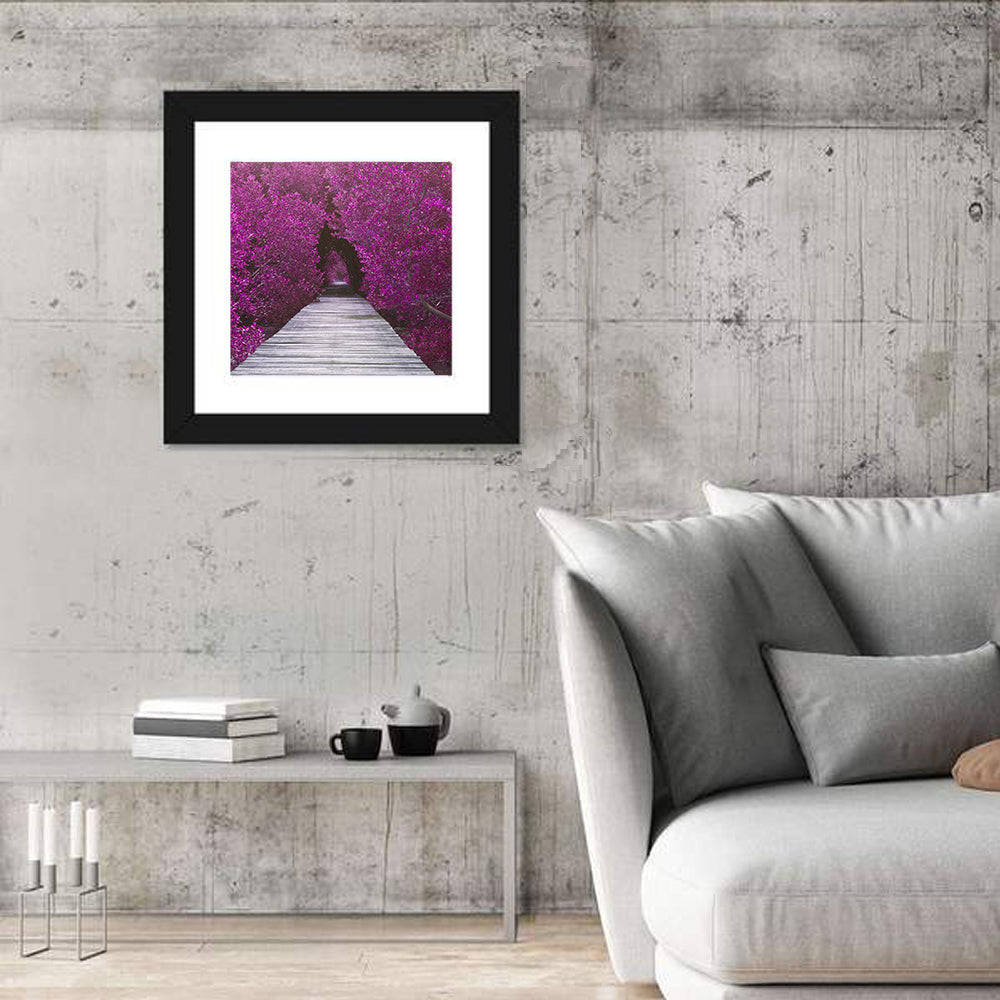Magenta Mangrove Pathway Wall Art