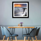 Victoria Falls Rainbow at Dusk Wall Art