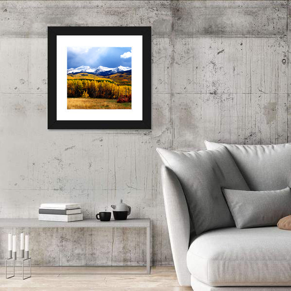 Crested Butte Autumn Mountains Wall Art