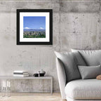 Mexico City Skyline with Volcanoes Wall Art