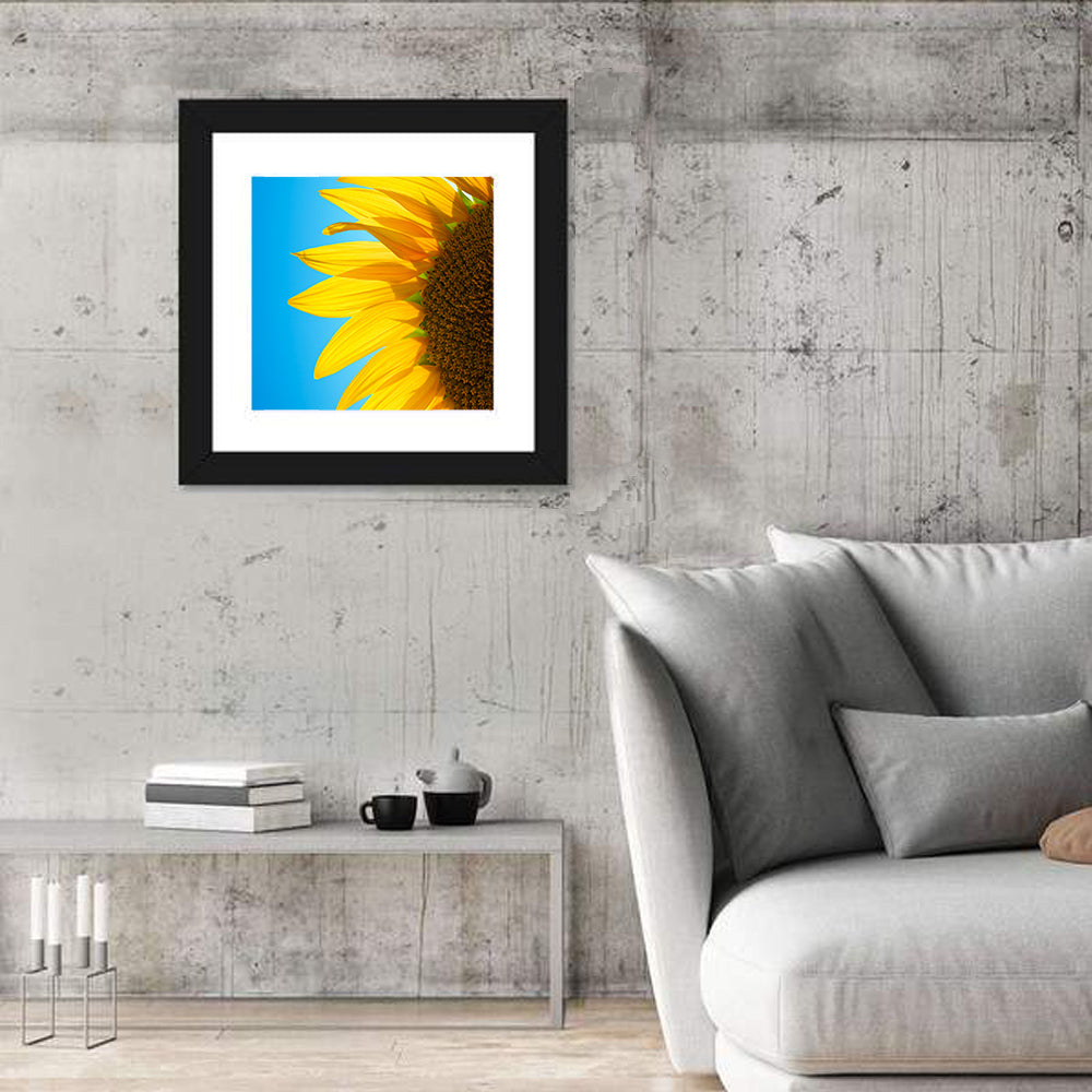 Sunflower Close-up Wall Art