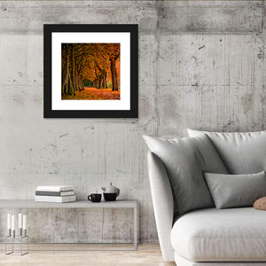 Forest Autumn Pathway Wall Art