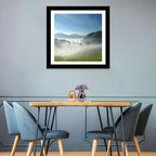 Sunlit Terraced Tea Hills Wall Art
