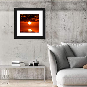 Caribbean Coast Sunset Wall Art