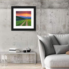 Sunset Path to Mountain Lake Wall Art