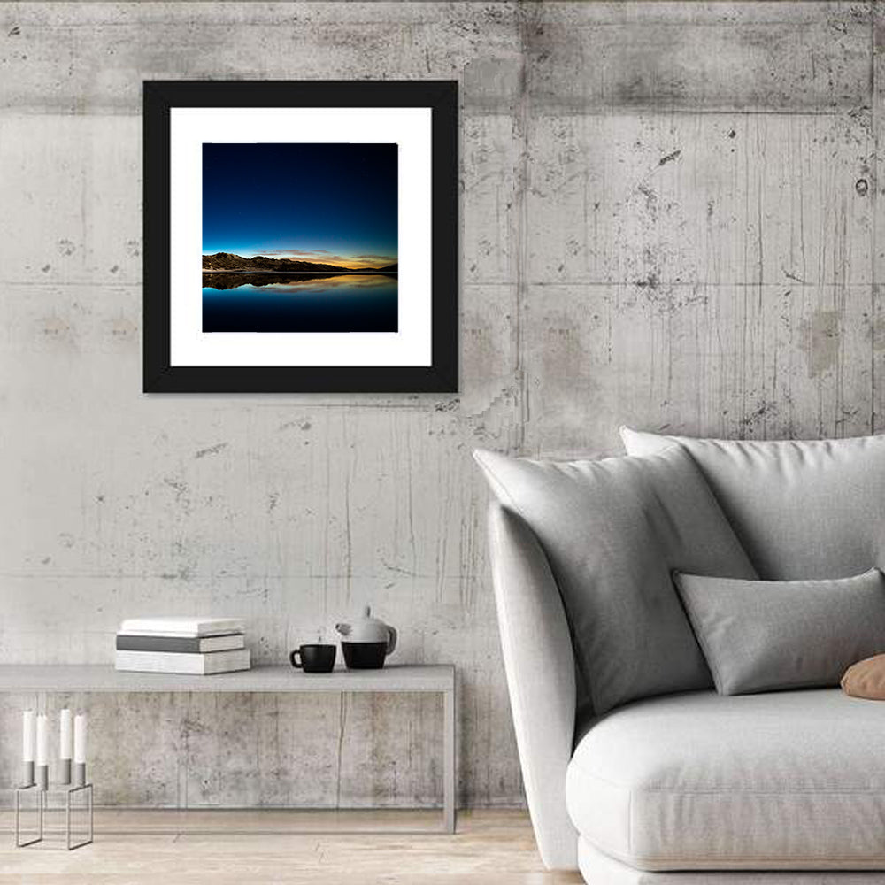 Kleifarvatn Lake at Dusk Wall Art