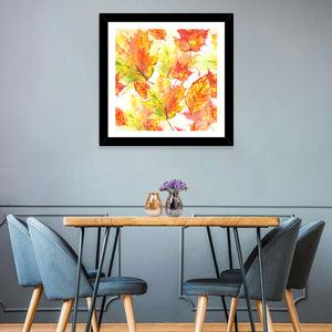 Falling Autumn Leaves Wall Art