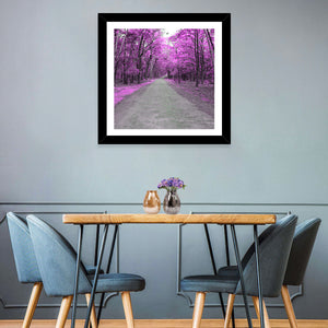 Autumn Forest Road Wall Art