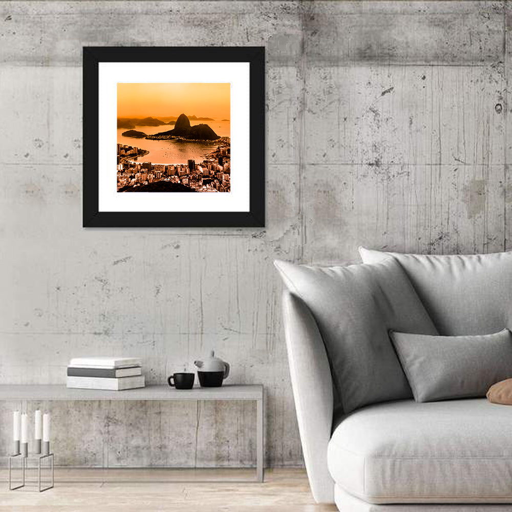 Sugarloaf Over Guanabara Bay Wall Art