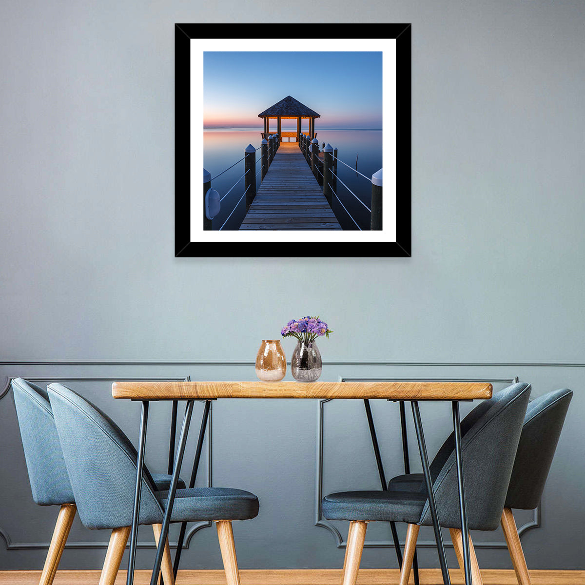 Pamlico Sound Lagoon Gazebo Wall Art