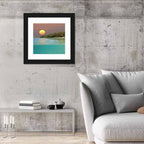 Split-level Caribbean Sunset Wall Art