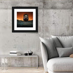 Cinematic Night Electric Locomotive Wall Art