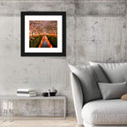 Meguro River Cherry Blossoms Wall Art